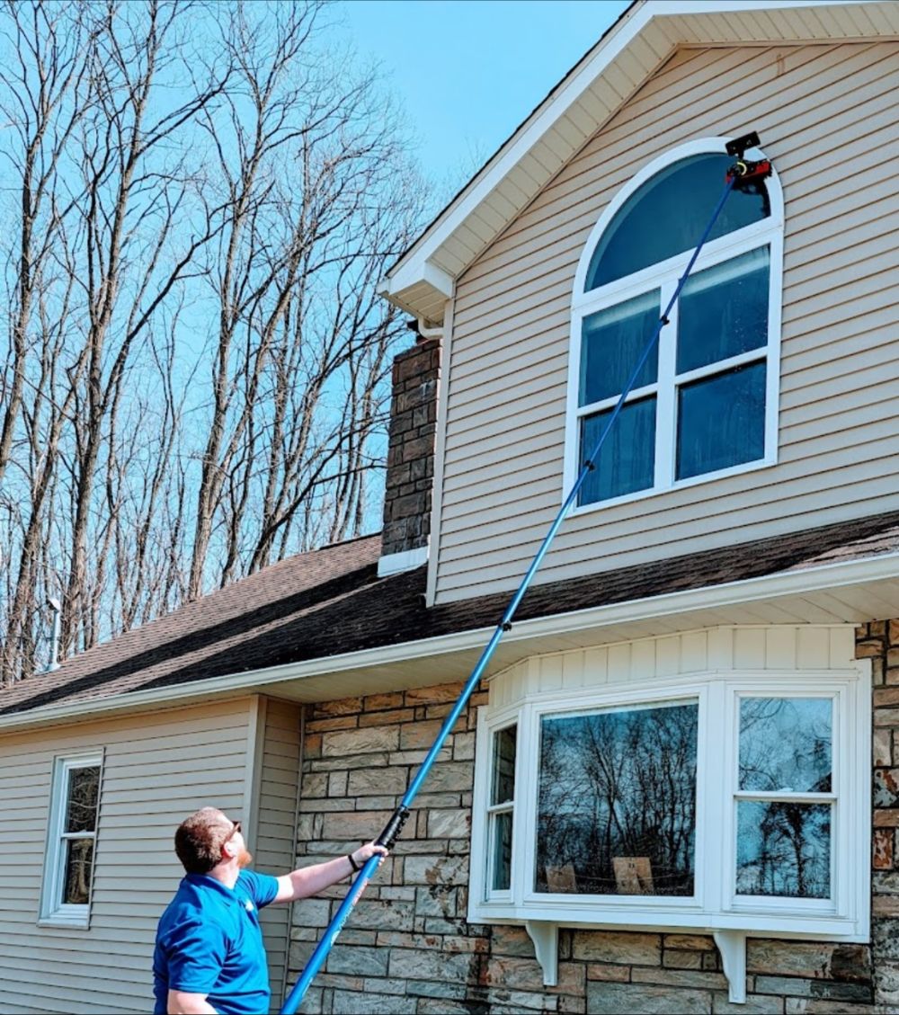Professional window cleaning service